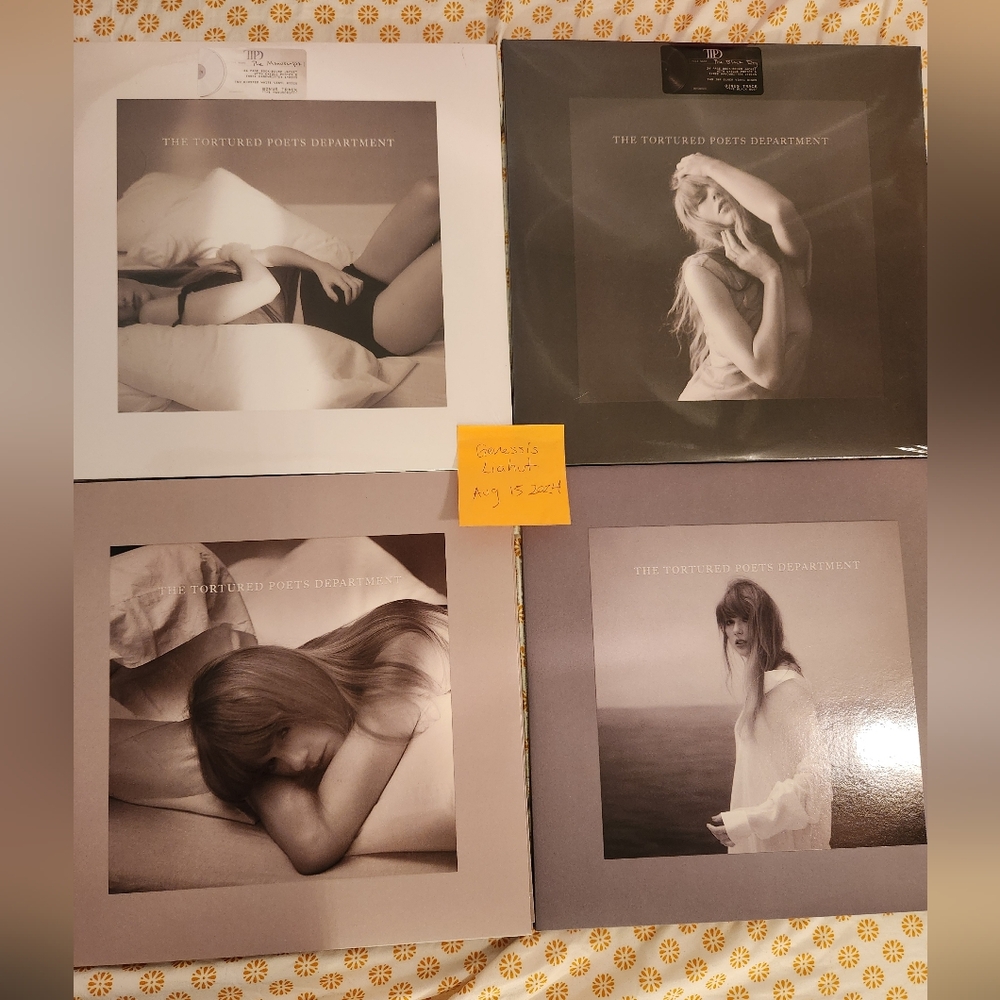 TTPD Taylor Swift Vinyls Set + The Bolter CD + Eras Tour Book